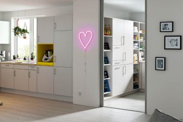 Der Hauswirtschaftsraum neben der Küche
